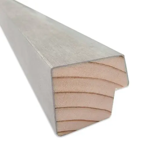 26"x18" Two Tone Wood Frame Cork Board Silver - Amanti Art image {1}