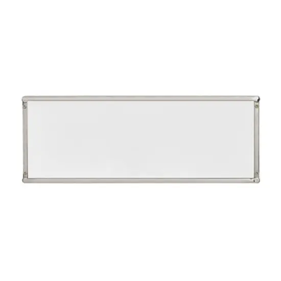 70" Waves Coastal Bookcase with Storage Cabinet Glossy White - Treasure Trove Accents image {6}