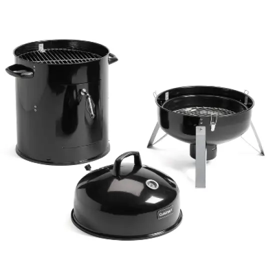 Cuisinart Vertical 18" Charcoal Smoker COS-118 Black image {2}