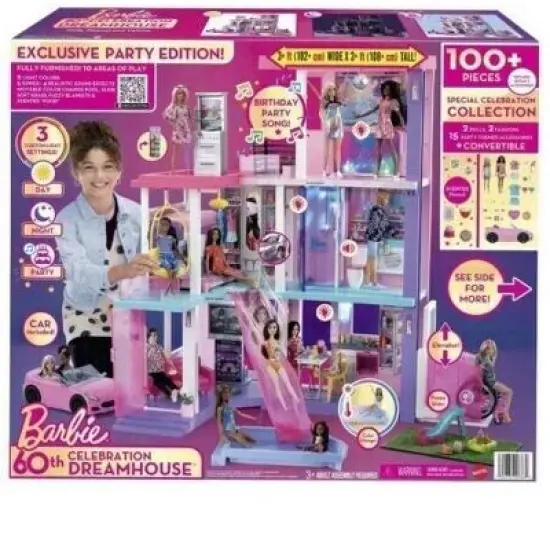 Barbie 60th Celebration Dream House Playset HCD51 image {1}