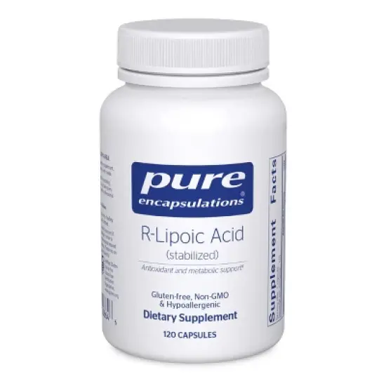 Pure Encapsulations R-Lipoic Acid (Stabilized) - Hypoallergenic Supplement with Enhanced Antioxidant Protection and Metabolic Support image {8}