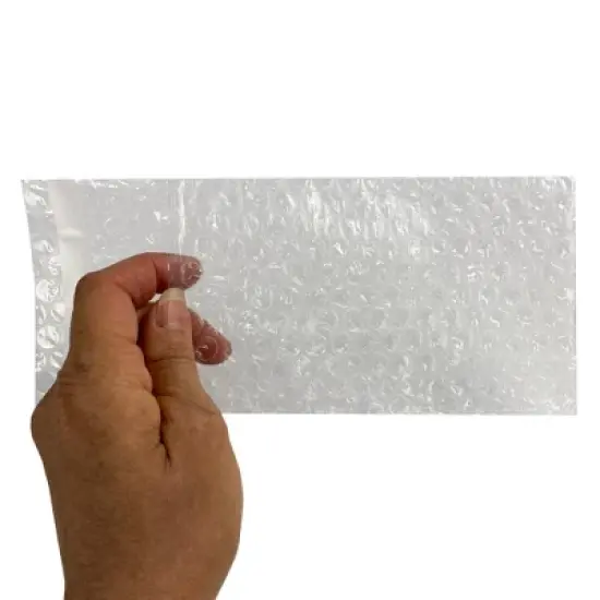 UOFFICE 1100 Clear Bubble Out Bags 4" x 7.5" Self-Sealing Pouches image {6}