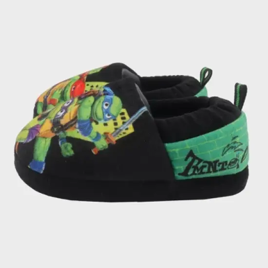 Toddler Boys' Teenage Mutant Ninja Turtles Sock Slippers - Green image {3}