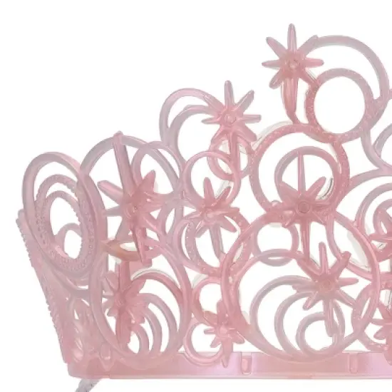 NBCUniversal Wicked Glinda Upland Light Up Crown Costume Headwear One Size Child image {4}