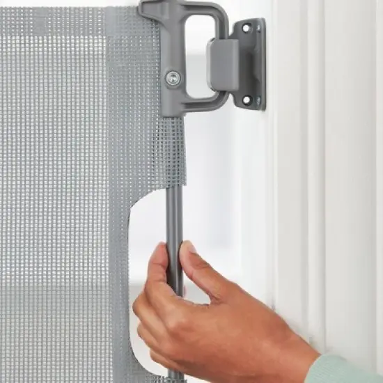 Carlson Retractable Gate for Dog Crate - Gray image {2}