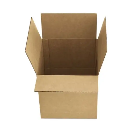 Universal Fixed-Depth Brown Corrugated Shipping Boxes, Regular Slotted Container (RSC), Small, 6" x 8" x 5", Brown Kraft, 25/Bundle image {2}