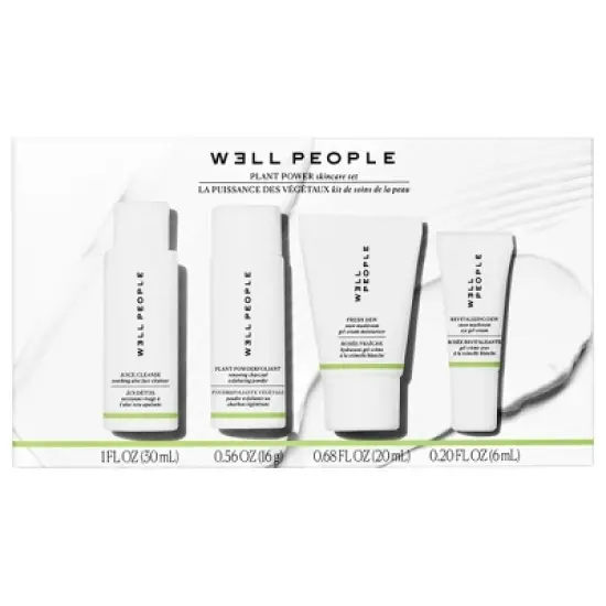 Well People Plant Power Skincare Starter Set - 4pc image {5}