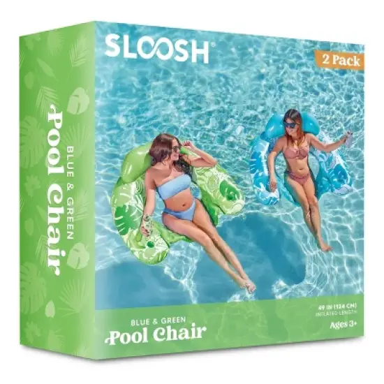 Joyfy 2/4 Packs Inflatable Pool Floats Chair, Pool Lounge Chairs with Cup Holders, Hammock Noodle Mat for Adult Summer Water Fun Swimming Party Beach image {7}