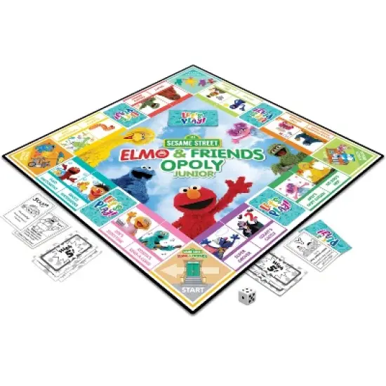 MasterPieces Kids & Family Board Games Sesame Street Elmo & Friends Opoly Junior image {2}