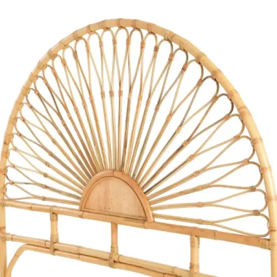Storied Home Bali Sunrise Woven Rattan Headboard image {2}