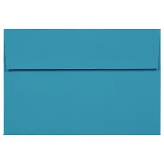 JAM PAPER #10 Business Colored Envelopes - 4 1/8 x 9 1/2 - Blue Recycled - 100/Pack image {1}