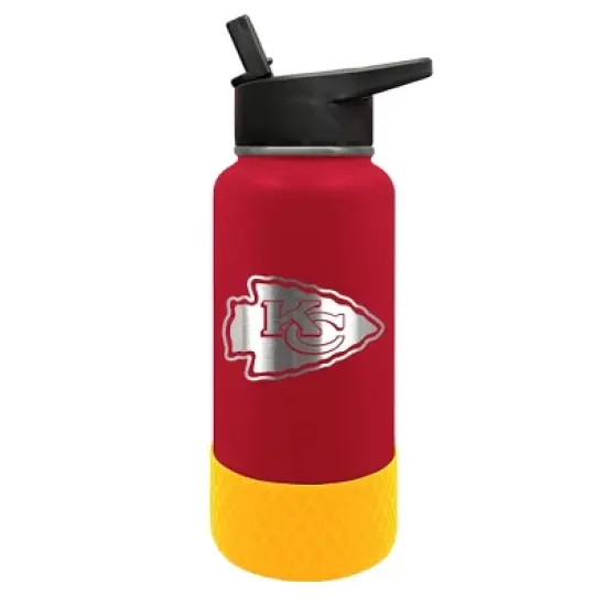 NFL Kansas City Chiefs 32oz Thirst Hydration Water Bottle image {1}