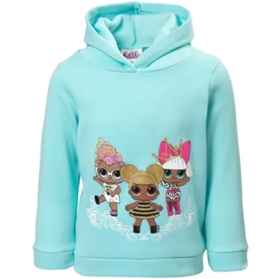 L.O.L. Surprise! Queen Bee Diva Girls Fleece Pullover Hoodie Little Kid to Big Kid image {7}