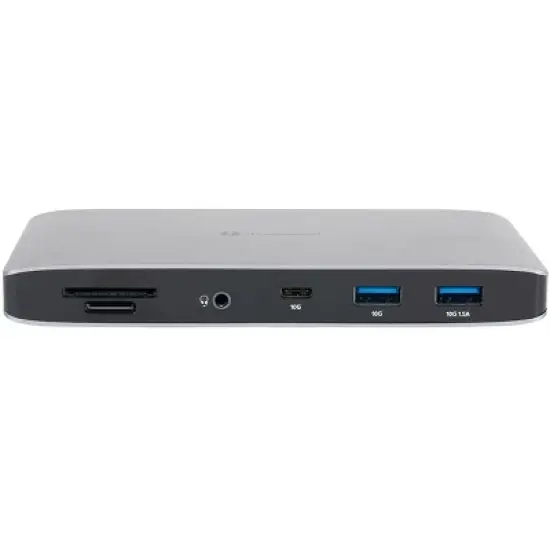 Monoprice Thunderbolt 3 Dual DisplayPort Docking Station With USB-C MFDP Support For Non-Thunderbolt 3 Devices, With Thunderbolt 3 USB Type-C Cable image {4}