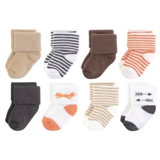 Touched by Nature Baby Boy Organic Cotton Socks, Fox image {2}