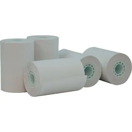 UNIVERSAL Single-Ply Thermal Paper Rolls 2 1/4" x 55 ft White 50/Carton 35766 image {1}