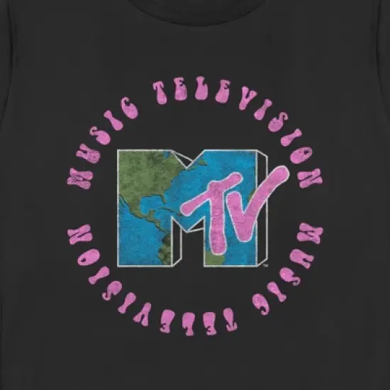 Women's MTV Earth Day Logo T-Shirt image {1}