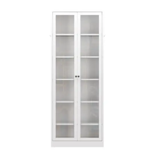 Hrinhom 72"H Kitchen Pantry Cabinet, Freestanding Storage Cabinet with Adjustable Shelves image {3}