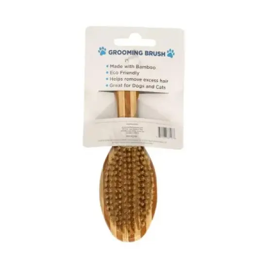 Country Living Dual-Sided Natural Wood Dog Brush - Ergonomic, Durable & Versatile image {1}