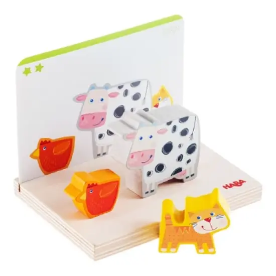 HABA On The Farm Stacking Toy (Made in Germany) image {2}