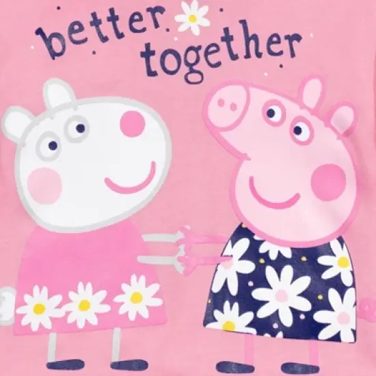 Peppa Pig Girls Fleece Hoodie and Leggings Outfit Set  image {3}