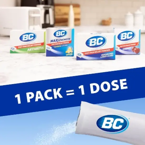 BC Aspirin Fast Pain Relief Powder Packets, 24 Ct image {6}