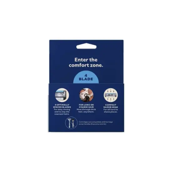 Dollar Shave Club 4-Blade Razor Refill - Compatible with 4 and 6 Blade Handles - 8ct image {2}
