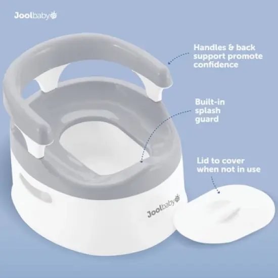 Jool Baby Handled Potty Training Chair - Gray image {3}