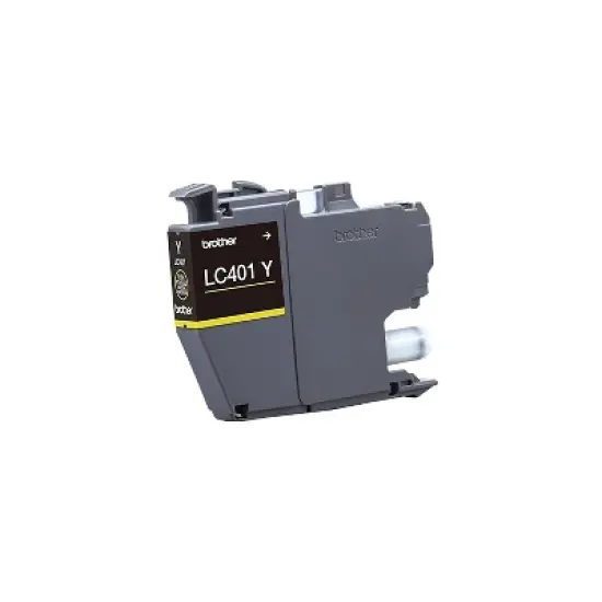 Brother LC401 Yellow Standard Yield Ink Cartridge Prints Up to 200 Pages (LC401YS) image {3}