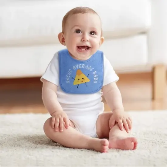 The Peanutshell Terry Baby Bib Set for Boys, 10-Pack, Feeding, Teething, Drooling, Oh Boy! image {5}