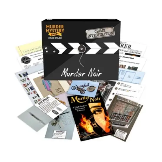University Games Murder Mystery Party Case Files: Murder Noir Board Game image {9}