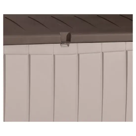 Novel 90 Gallon Outdoor Storage Box - Beige/Brown - Keter image {4}