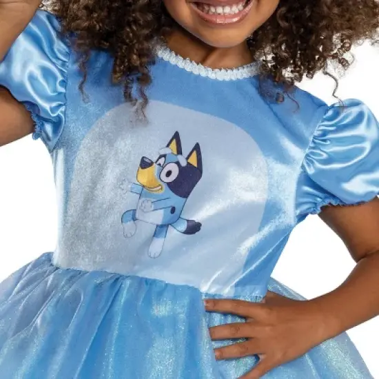 BBC Toddler Bluey Classic Costume Dress Blue image {4}
