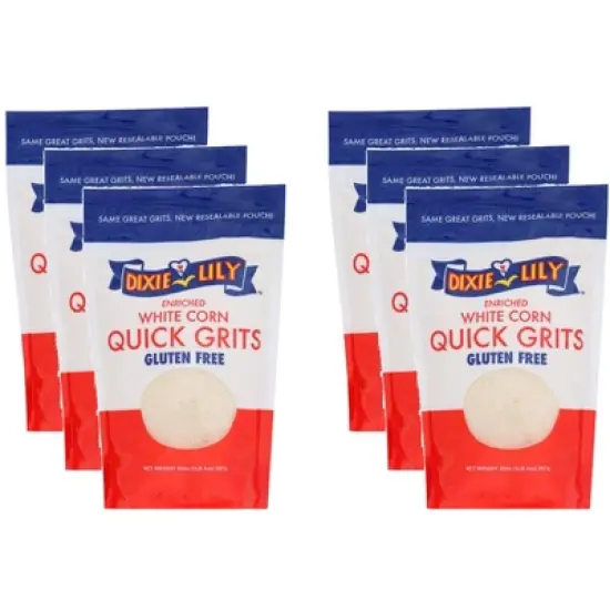 Dixie Lily Quick Grits White - Count of 6 - 20oz image {2}