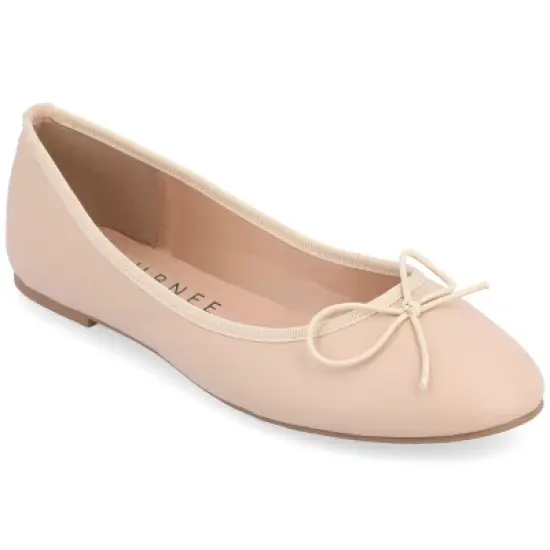Journee Collection Womens Vika Slip On Round Toe Ballet Flats image {10}