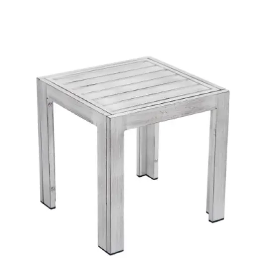 LeisureMod Modern Aluminum End Table for Indoor and Outdoor Use &ndash; Patio, Balcony, Garden, Porch, Poolside, Terrace Accent Table &ndash; Chelsea Series image {7}