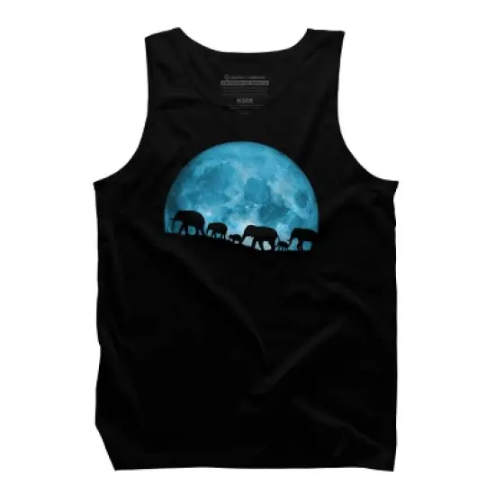 Men's Design By Humans United Together - Elephants By Maryedenoa Tank Top image {2}