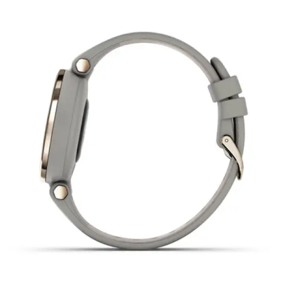 Garmin Lily - Sport Edition Cream Gold Bezel with Dust Rose Case and Silicone Band image {5}