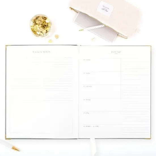 Sugar Paper Essentials 2026 10.125"x8.125" Large Fabric Green image {4}