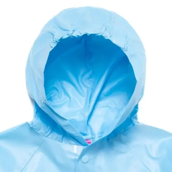 Disney Minnie Mouse Girls Waterproof Hooded Rain Jacket Coat Toddler image {2}