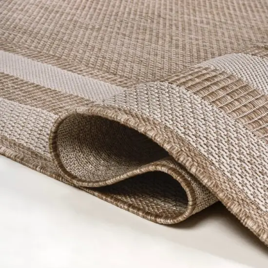 Dover Classic 3-Stripe Border Indoor/Outdoor Area Rug - JONATHAN Y image {4}