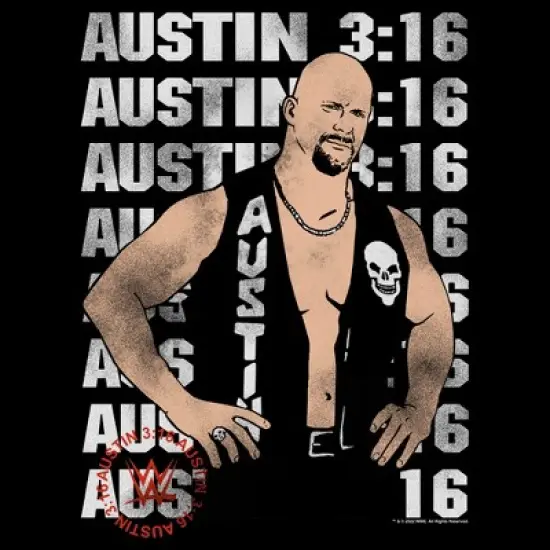 Women's WWE Stone Cold Steve Austin 3:16 Animated T-Shirt image {1}