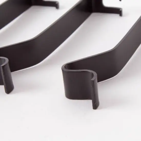 Aladdin Steel Spring Mount Clips for Hanging Oil Lamp, Fit H175 Hanging Lamp Frame, 2.75 x .375 in, Set of 3, Black image {3}