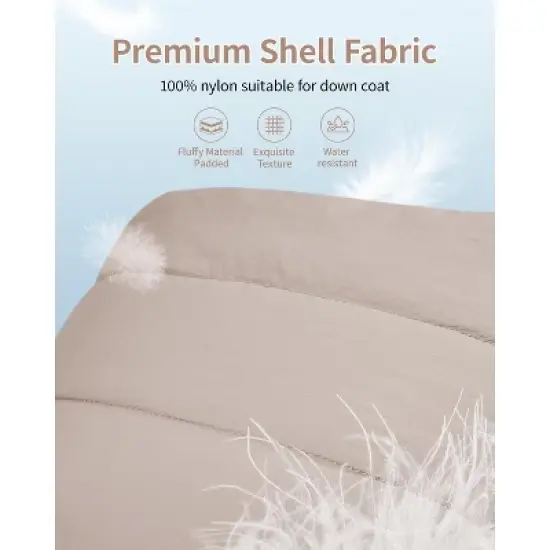 Narwey Puffy Makeup Bag for Purse Travel , Puffer Cosmetic Bag Makeup Zipper Pouch, Cute Make Up Organizer Bags, image {1}