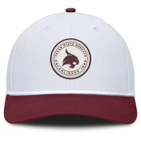 NCAA Texas State Bobcats Structured Mesh Snapback Hat image {1}