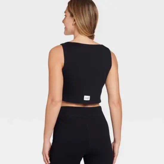 Jockey Generation&trade; Women's Cotton Stretch Lounge Cropped Tank Top image {1}