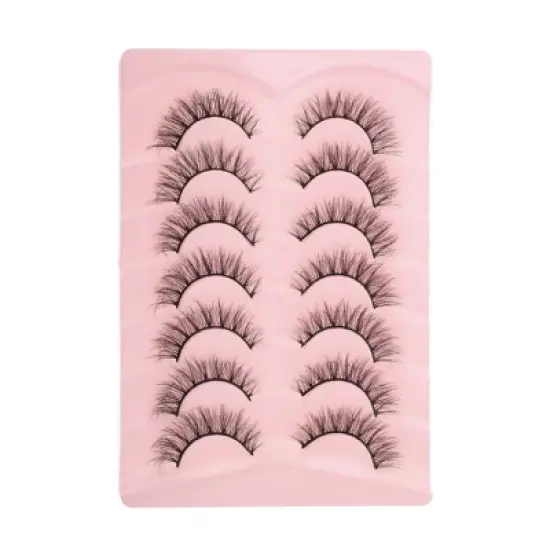 Unique Bargains 5D False Eyelashes Black 7 Pairs image {5}