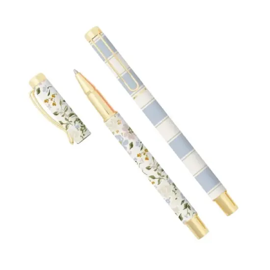 Sweet Water Decor Floral Metal Pen Set - 2 pc image {3}