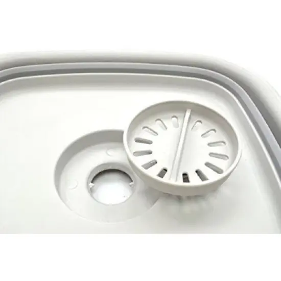 SAMMART 9.1L (2.4Gallon) Collapsible Dishpan with Draining Plug image {14}