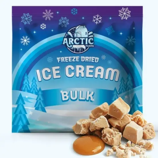 Arctic Farms Freeze Dried Ice Cream That Does Not Melt (Bits) (Salted Caramel) image {6}